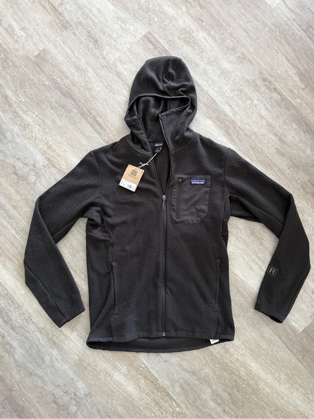 Men's Patagonia Zip Jacket - R1 Air Full Zip Hoodie